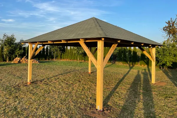 Gartenlauben und holz-pavillons