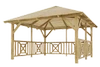 Pavillons mit Wänden holz-pavillon