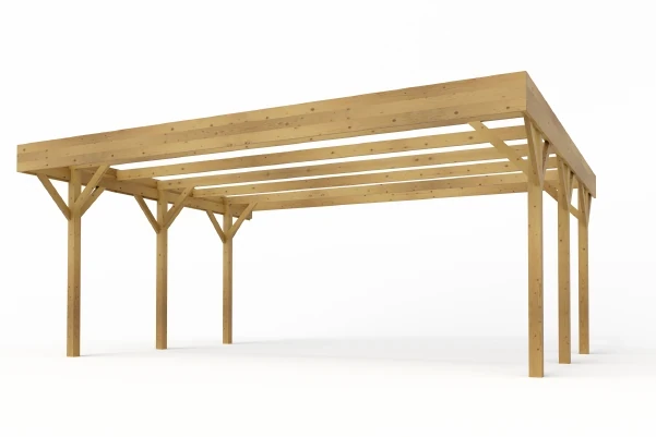 Doppelcarport BSH  (Standard-Dachneigung: 1,5°)