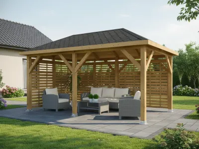 <span class="jp_product_title">Holz-Pavillon Viktoria+Bergamo 270x470</span>