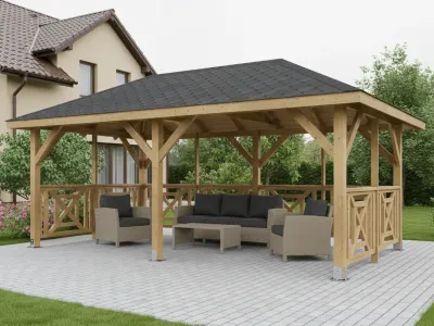 <span class="jp_product_title">Holz-Pavillon Viktoria L+Grande 290x540</span>