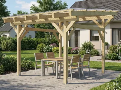 <span class="jp_product_title">Freistehender Holzpavillon „Classico BSH“ 300x350</span>