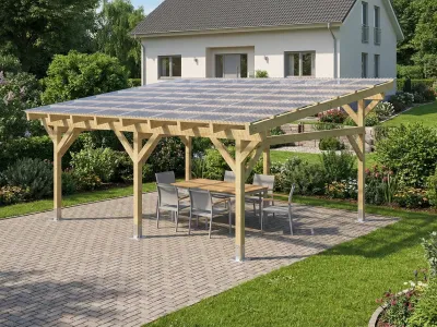 <span class="jp_product_title">Freistehender Holzpavillon „Classico BSH“ 550x450</span>