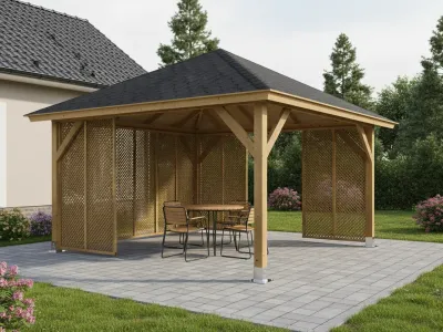 <span class="jp_product_title">Holz-Pavillon Kuba L+Milano 400x400</span>