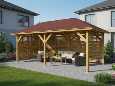 <span class="jp_product_title">Holz-Pavillon Viktoria L+Bergamo 290x540</span>