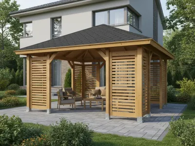 <span class="jp_product_title">Holz-Pavillon Kuba L+Verona 400x400</span>