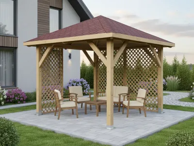 <span class="jp_product_title">Holz-Pavillon Borneo+Ester 265x265</span>