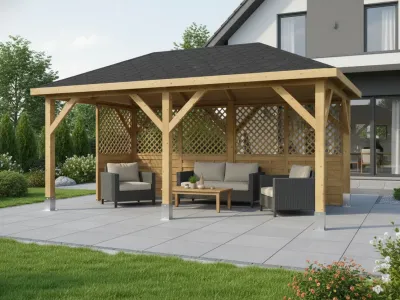 <span class="jp_product_title">Holz-Pavillon Viktoria+Rimini 270x470</span>