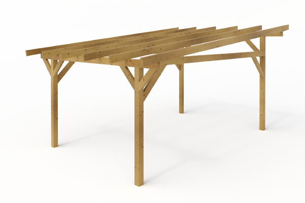 <span class="jp_product_title">Freistehender Classico-Holzpavillon mit einer Tiefe von 500 cm</span>